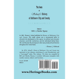 The Index of Scharf's History of Baltimore City and County [Maryland] back cover