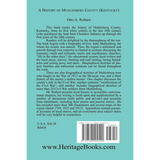 A History of Muhlenberg County back cover