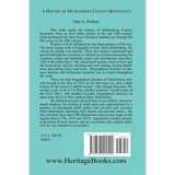 A History of Muhlenberg County back cover