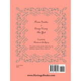 Pioneer Families of Orange County, New York back cover
