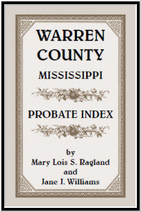 Warren County, Mississippi, Probate Index