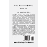 Scottish Monuments and Tombstones, Volume 2 back cover