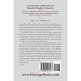 A Genealogy of Runnells and Reynolds Families in America back cover