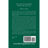 New Castle, New Hampshire, Vital Records, 1891-1997 back cover