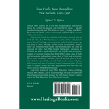 New Castle, New Hampshire, Vital Records, 1891-1997 back cover