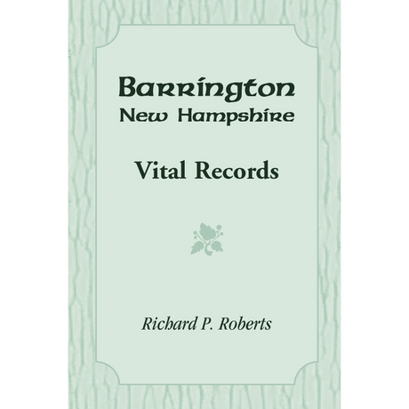 Barrington, New Hampshire, Vital Records