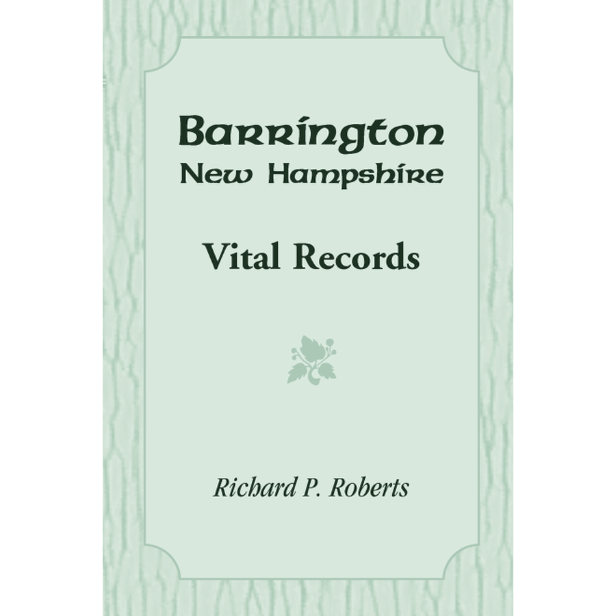 Barrington, New Hampshire, Vital Records