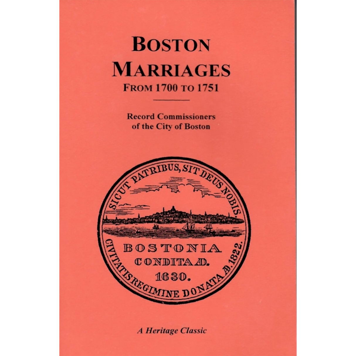 Boston Marriages from 1700 to 1751