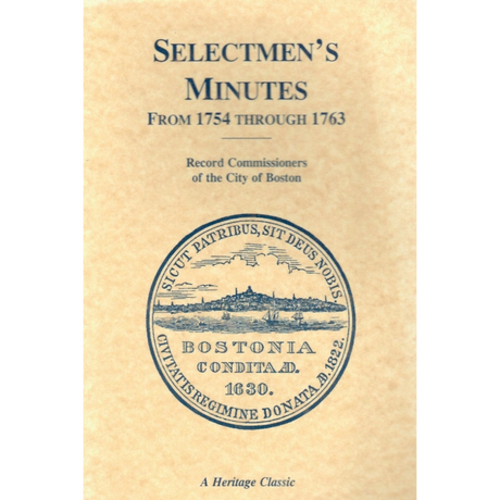 Selectmen's Minutes from 1754 through 1763