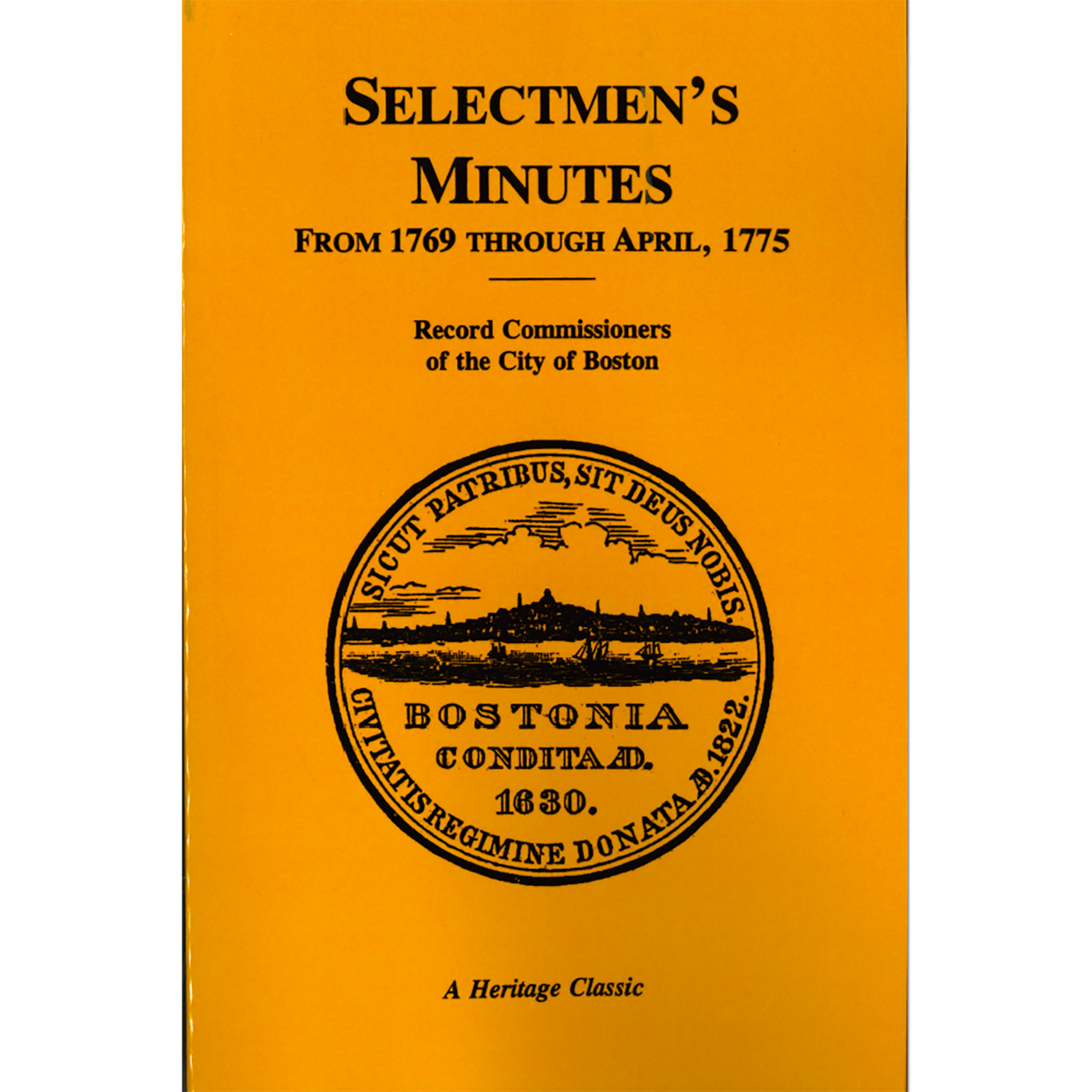 Selectmen's Minutes, from 1769 through April, 1775