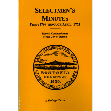 Selectmen's Minutes, from 1769 through April, 1775