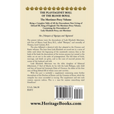 The Plantagenet Roll of the Blood Royal: The Mortimer-Percy Volume back cover