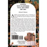 Ossipee, New Hampshire Vital Records, 1887-2001 back cover