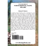 Vital Records of North Berwick, Maine, 1892-2002 back cover