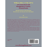 William Riley (1798-1873) of Connecticut and Montgomery County, Pennsylvania back cover