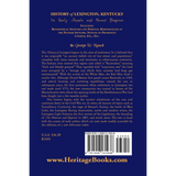 History of Lexington, Kentucky: Its Early Annals and Recent Progress back cover
