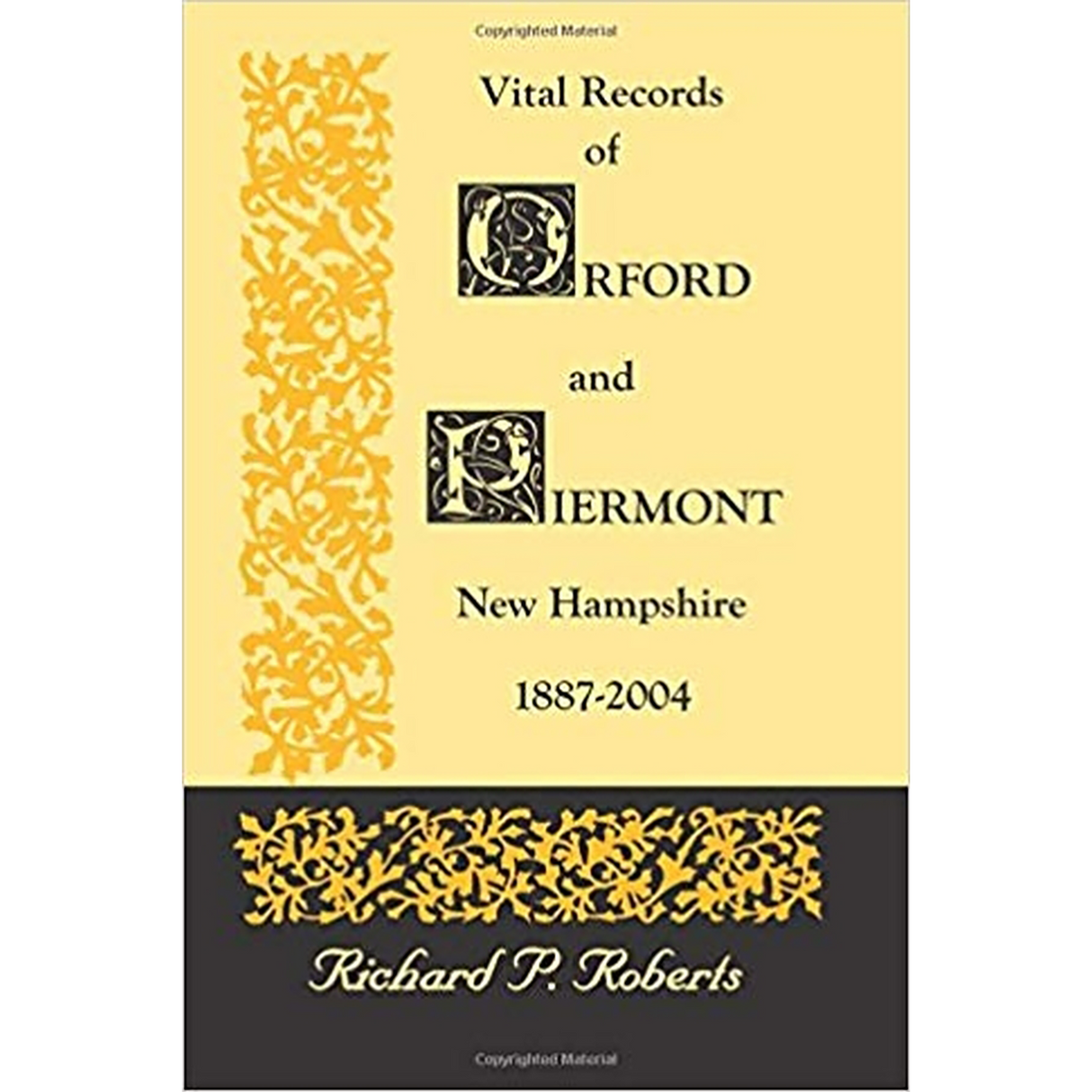 Vital Records of Orford and Piermont, New Hampshire, 1887-2004