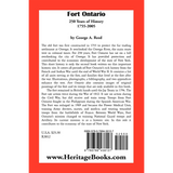 Fort Ontario: 250 Years of History, 1755-2005 back cover