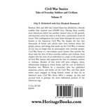 Civil War Stories: Tales of Everyday Soldiers and Civilians, Volume 2 back cover
