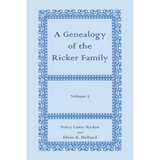 A Genealogy of the Ricker Family volume 2