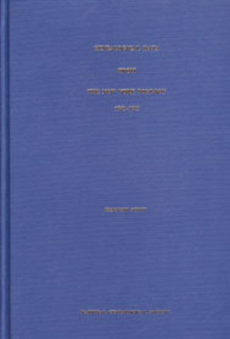 Genealogical Data from the New York Post-Boy, 1743-1773