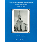 First Alfred Seventh Day Baptist Church Membership Records, Alfred [Allegany County], New York