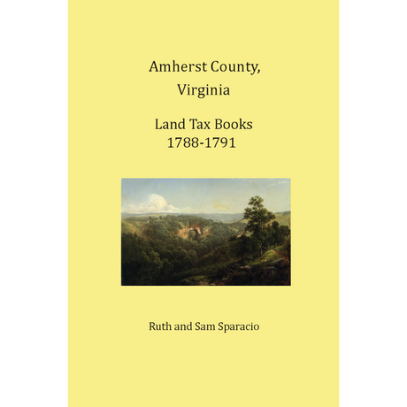 Amherst County, Virginia Land Tax Books, 1789-1791