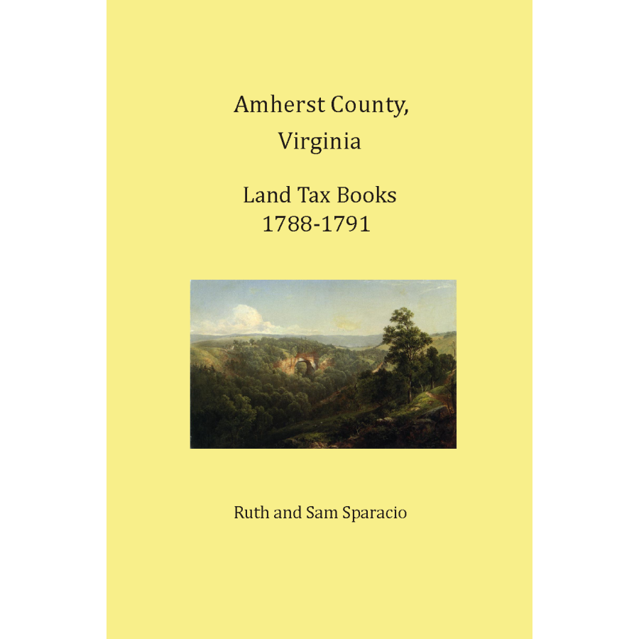 Amherst County, Virginia Land Tax Books, 1789-1791