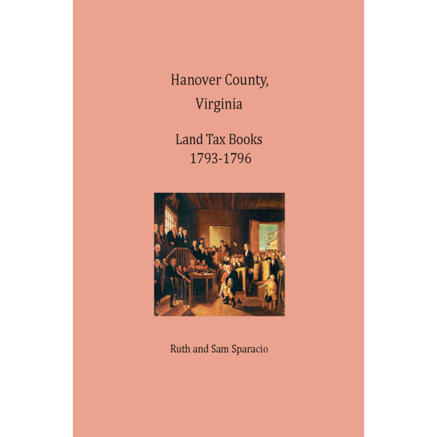 Hanover County, Virginia Land Tax Book, 1793-1796