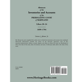 Abstracts of the Inventories and Accounts of the Prerogative Court of Maryland, 1699-1704 Libers 20-24 back cover