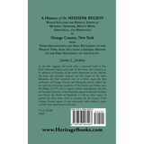 A History of the Minisink Region back cover