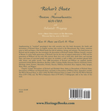 Richard Shute of Boston, Massachusetts, 1631-1703 and Selected Progeny back cover