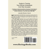 Guide to Tracing Your African American Civil War Ancestor back cover