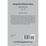 Along the Potomac River: Extracts from the Maryland Gazette, 1728-1799 back cover