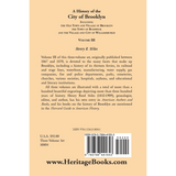 A History of the City of Brooklyn [New York] volume 3 back cover