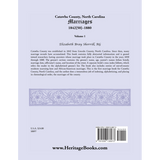 Catawba County, North Carolina Marriages, 1842[50] -1880 back cover