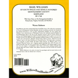 Basil Williams of South Wales, and Seneca Hundred, Montgomery County, Maryland by 1748 back cover