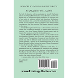 Newport Seventh Day Baptist Trilogy back cover
