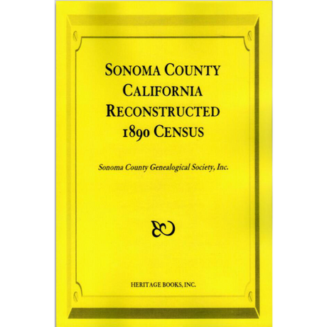 Sonoma County, California Reconstructed 1890 Census