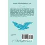 Records of the Revolutionary War back cover