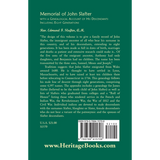 Memorial of John Slafter, with a Genealogical Account of His Descendants Including Eight Generations back cover