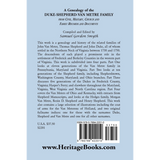 A Genealogy of the Duke-Shepherd-Van Metre Family from Civil, Military, Church and Family Records and Documents back cover