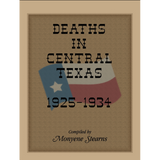 Deaths in Central Texas, 1925-1934
