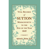 Vital Records of Sutton, Massachusetts