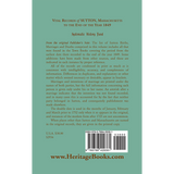 Vital Records of Sutton, Massachusetts back cover