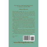 Vital Records of Sutton, Massachusetts back cover