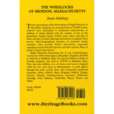The Wheelocks of Mendon, Massachusetts back cover