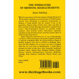 The Wheelocks of Mendon, Massachusetts back cover