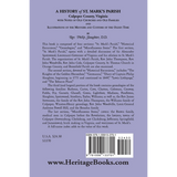 A History of St. Mark's Parish, Culpeper County, Virginia With Notes of Old Churches and Old Families back cover