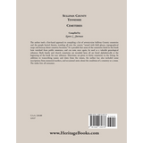 Sullivan County, Tennessee Cemeteries back cover